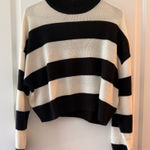 H&M  Striped Cropped Sweater Photo 0