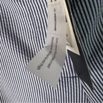 Talbots Woman Size 18W W Heritage Blue/White Striped Cropped Pants Back Pockets Photo 12