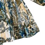 Free People Bold Bohemian Print Mini Dress Flowy Wide Sleeves Size XS Women's Photo 3