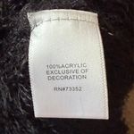 Black Christmas tree fuzzy sequin ugly sweater size medium Photo 4