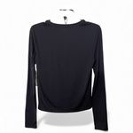 Athleta Essence Twist Top Women M Navy Blue Activewear Sporty Cropped Photo 1