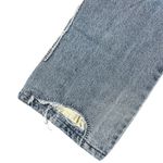 Y2K boho jeans capri patchwork boho hippie distressed artsy streetwear cropped Blue Size undefined Photo 8