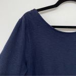 Free People Beach Black & Blue Babydoll Mini Dress Low Back Womens S Empire Photo 2