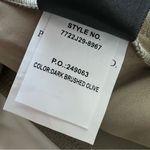 Paige  Women's Maria Pant Vegan Leather Self Belt Exposed Button Fly Photo 11