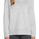 Max & Mia  Light Gray Women's  Seamfront  Crew Neck Pullover Sweater Photo 0