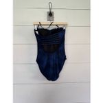 La Blanca Women’s 6 Blue White One Piece Swim Pool Beach Ocean Photo 2