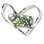 Vera Bradley  Lanyard ID Badge Holder Lucky You Card Case Floral Travel Wallet Photo 7