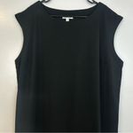 Prologue NWT Black Sleeveless Shift Drop Waist Knee Length Dress Size 1X Photo 1