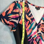 Metaphor Dress Womens Small Multicolor Abstract Print Artsy Festive Flirty Fun Photo 1