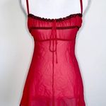 Victoria's Secret Victoria’s Secret Silk Milkmaid Babydoll Slip Photo 4