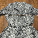 Nanette Lepore Womens Sugar Sizzle Shirt Dress 3/4 Sleeve Black White 4 Small Photo 11