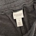 Chico's Weekends by Gray Floral Sweatpants Sz S Photo 1