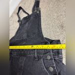 Madewell Adirondack Short Overalls Shortalls Black Denim 100% Cotton Size Medium Photo 7