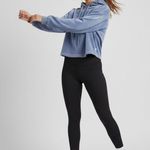 UGG  Women's Velour Pullover Hoodie Periwinkle Blue Drawstring Large‎ Lounge Soft Photo 0