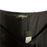 Alegria Elegant Black Ruffle Blouse Photo 2