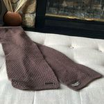 Coach Wool Blend Knit Brown Scarf One Size Photo 1