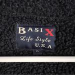 Vintage Door County Berber Fleece Zip Up Blue Size XL Photo 4