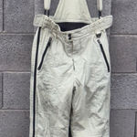 Body Glove Vintage  Ski & Snow Bib Pants M Beige Black Men's Med Photo 0