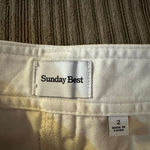 NWT Aritzia Sunday Best cargo white pants 2 Photo 4
