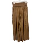 Wet Seal Vtg Y2K  Tan Extra Wide Leg Fold Over Pull On Pants Size Medium Comfy Photo 1