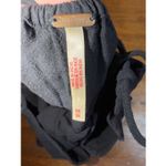 Free People  Black Scalloped Edge Tie Back Tank Top Photo 2