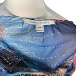 Diane Von Furstenberg  Batik Land Nessa Silk Chiffon Dress Sheer Beaded Size 10 Photo 7