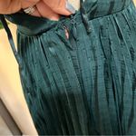 Lulus NWOT Standout Sophistication Emerald Lurex Flutter Sleeve Midi Dress small Photo 6