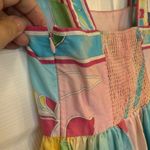 Hunter Bell Sundress Sz XS Rita Midi Tiered Ruffle Smocked Full Skirt Easter Photo 6