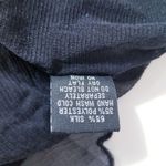 Lapis Sheer Silk Blend Velvet Rhinestones Embellished Ruffle Blouse Size M Photo 10