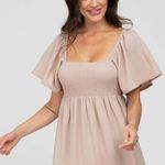 Pink blush baby doll dress Photo 2