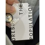 Dress the Population Women's Berkley Bodycon Mini Glam Tuxedo Dress Size XXL Photo 7