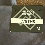 Zelos  Slate Gray Fleece Lined 7/8 Leggings Photo 3