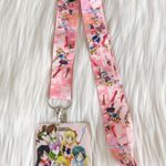 Sailor Moon lanyard with Id/ card holder Pink Photo 0