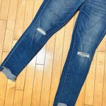 Universal Threads MOSSIMO Denim Curvy Skinny Power Stretch Distressed Raw Hem Jeans Size 4 / 27R Photo 2