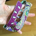 Vera Bradley Colorful Shoulder Tote, Purple Heather Paisley (Retired Print) Photo 12