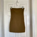PARIS GEORGIA Audrey Strapless Caramel Brown Mini Dress Size XS Photo 7