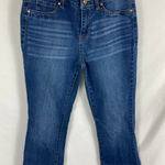 D Jeans Dark Wash Ankle Straight Leg Jean Size 4 Blue Photo 0