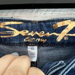 Seven 7 NWT Dark Wash Stretchy Skinny Jeans Size 10 Photo 4