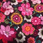 Vera Bradley Corduroy Floral Pants Wide Leg Crop Photo 2