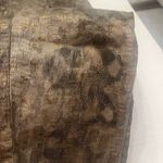 Escada Sable Python snake shimmer print ankle Jeans zippered bottoms size 38 Gray Photo 9