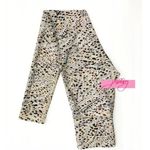 ZARA Terez Super High Band Duo Knit Leggings Animal Collage Hi-Rise Waist Tights Photo 6
