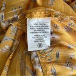 Sabina Musayev Yellow Mustard Hayden Floral Long Sleeve Dress Photo 8