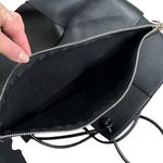 Bob Ore Black Contexture Leather Tote With Removable Suede Compartment Bag Photo 10