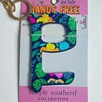 Simply Southern Hands Free Floral Tropical Print Door Opener Key Chain Accessory Photo 0
