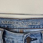 American Eagle Woman's Sz 6 Vintage Hi- Rise Slim Patchwork Button Fly Jeans Photo 4