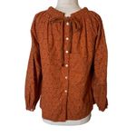 Roller Rabbit  glyn embroidered eyelet top Tera sz S Photo 6