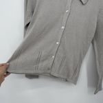 Joseph A Petite Paris Silver Metallic Silk Cardigan Sweater Size Small Petite Photo 2