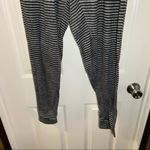Danskin Grey Striped Knit Pull On Casual Lounge Pants M Photo 7