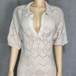 MARBLE crochet midi cover up dress sz s White Photo 2