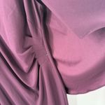 Betsy and Adam  Dress Size 14 NWT Plus Curvy Cape Overlay Sheath Dress Purple Photo 11